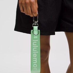 Lululemon Never Lost Keychain- Citra Lime/White